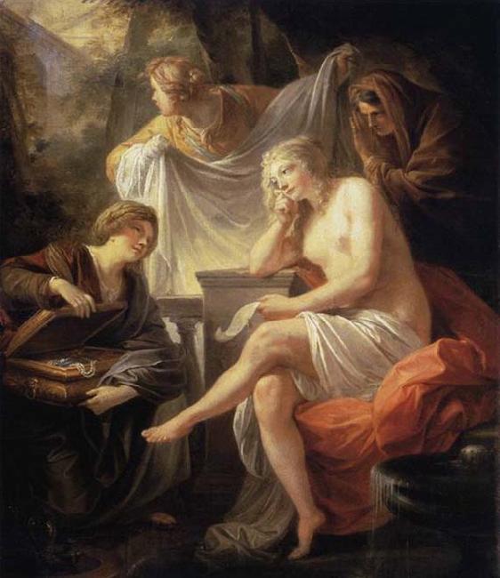 Friedrich Heinrich Fuger Bathsheba at the Bath